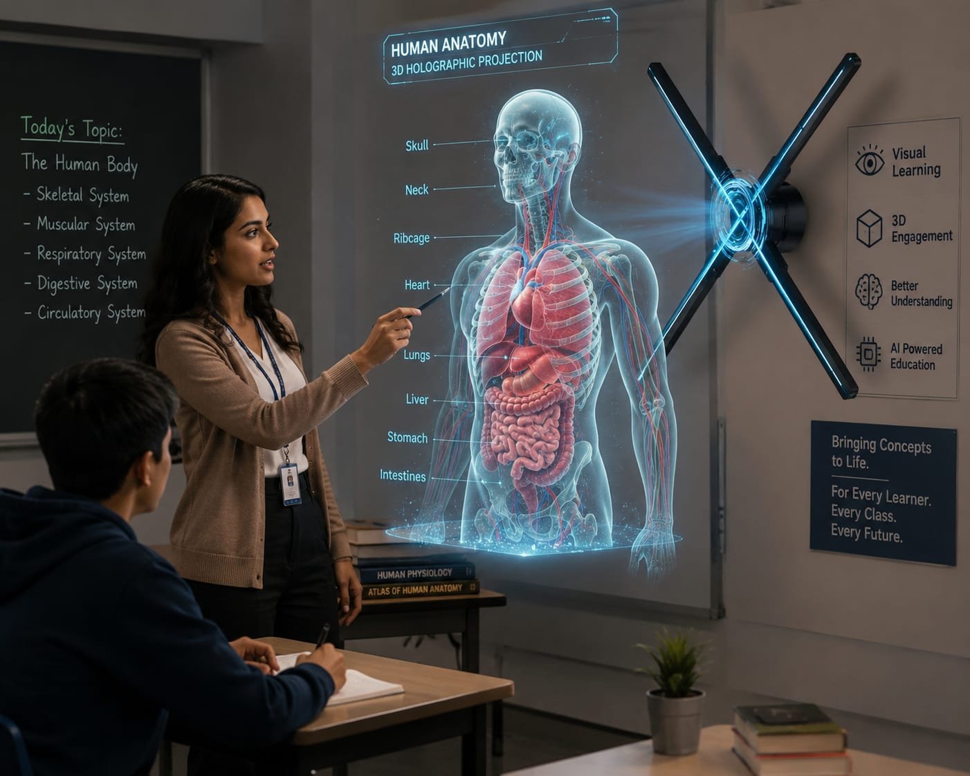 3D Hologram Anatomy
